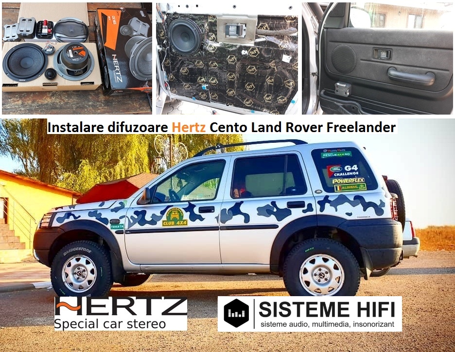 Inlocuire difuzoare Land Rover Freelander Hertz